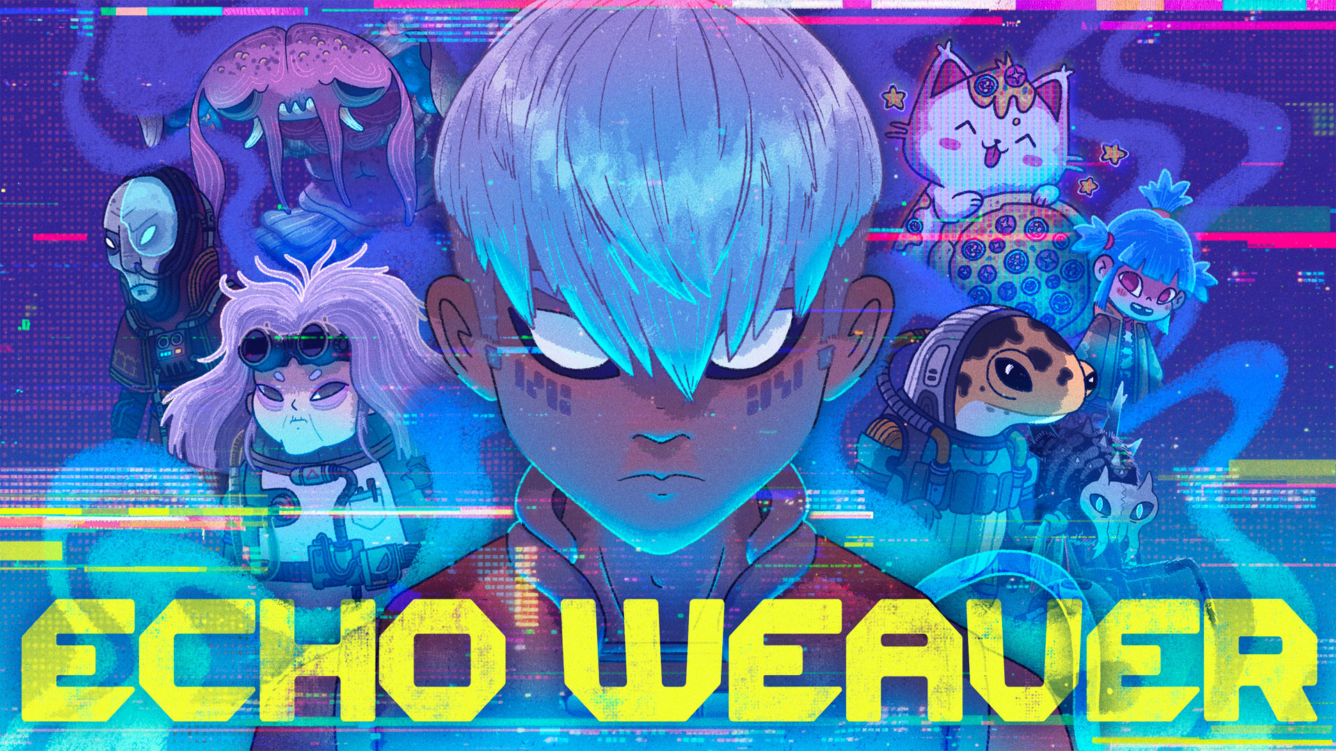 Echo Weaver characters in official illustrated key art