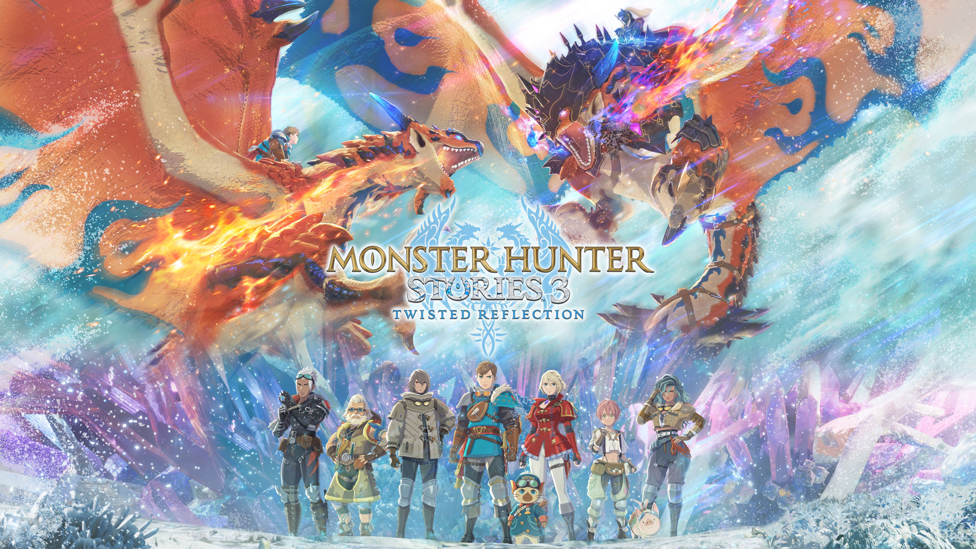 Monster Hunter Stories 3: Twisted Reflection official key art