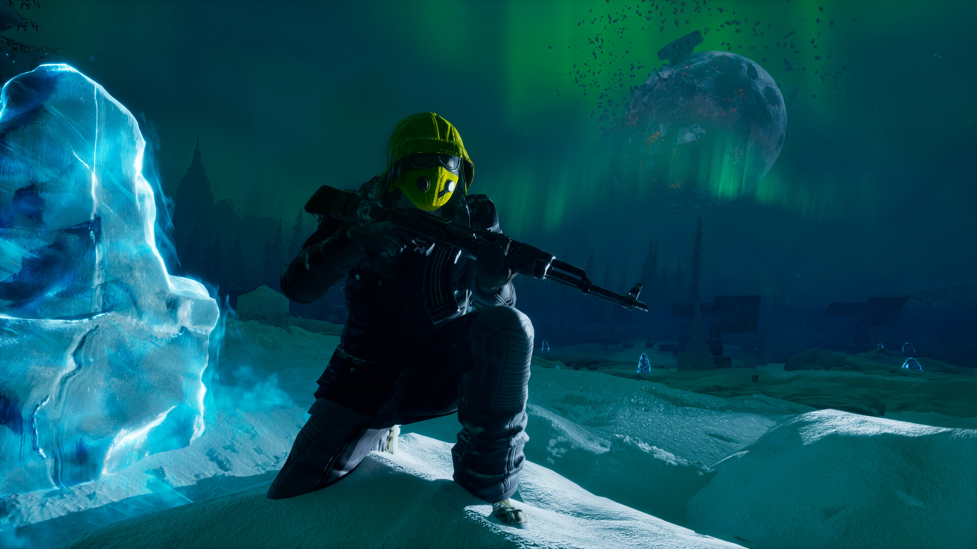 Official Permafrost screenshot of its frozen survival world